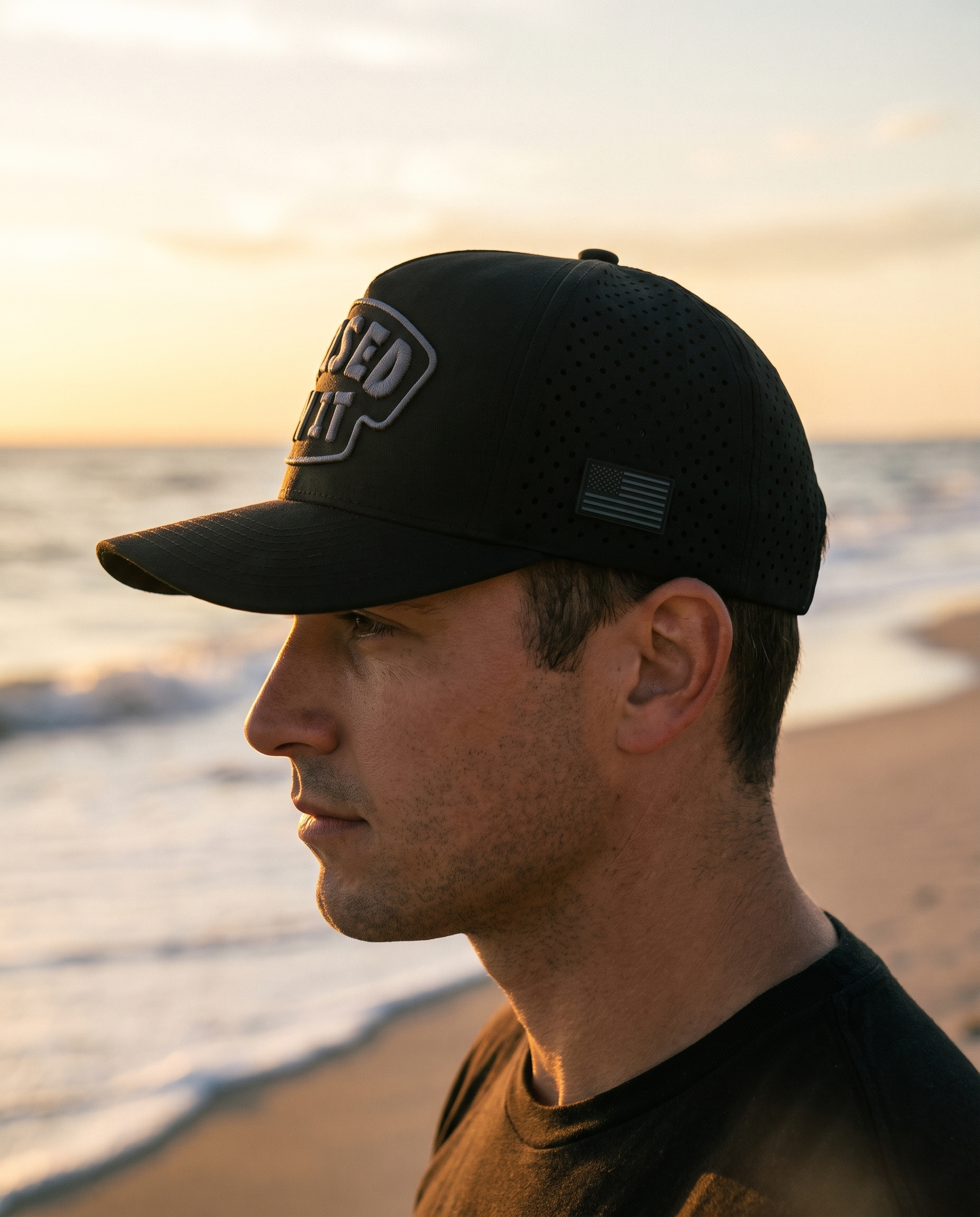 Raised On It | America 250 | Blackout Performance Hat