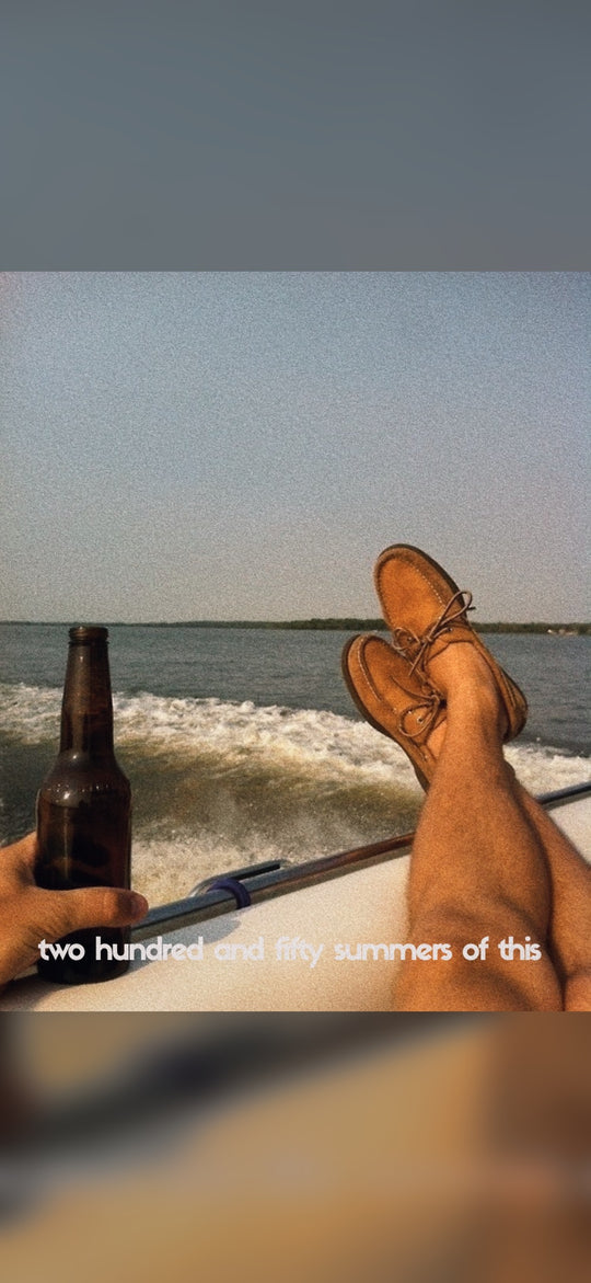 Free vintage Americana phone wallpaper — Boat shoes cold one